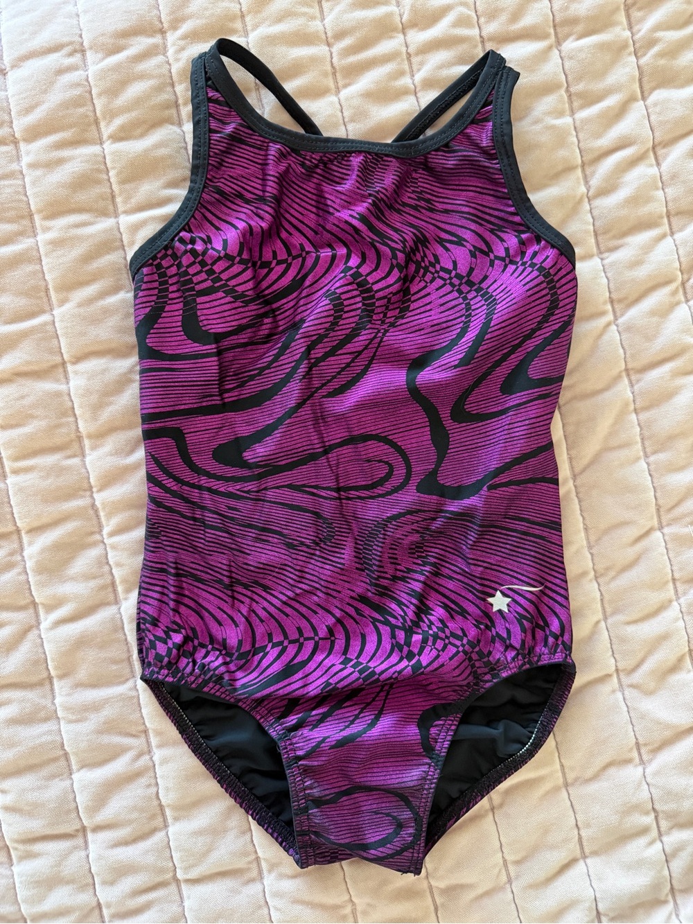 Destira Girls Gymnastics Leotard. Child Medium, CM, Great Condition.